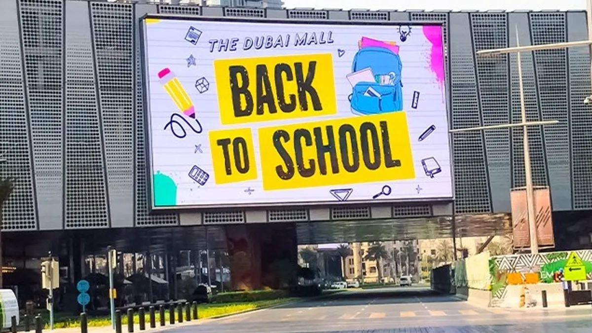 Back to School Mall Ads