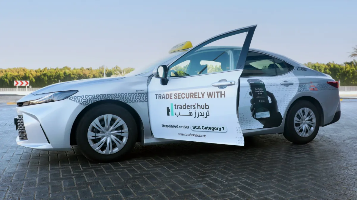Traders Hub Taxi Campaign Abu Dhabi - Dubai Taxi Advertising