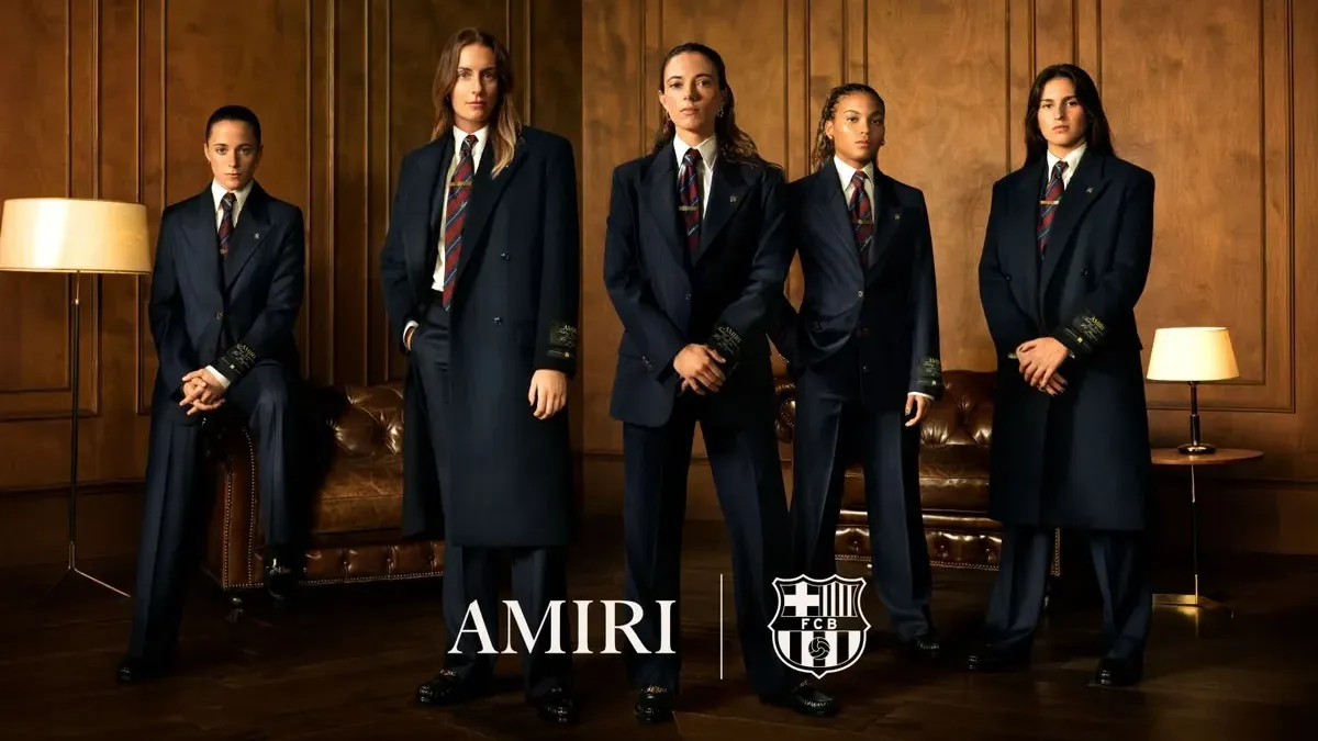 FC Barcelona Women's Team in AMIRI