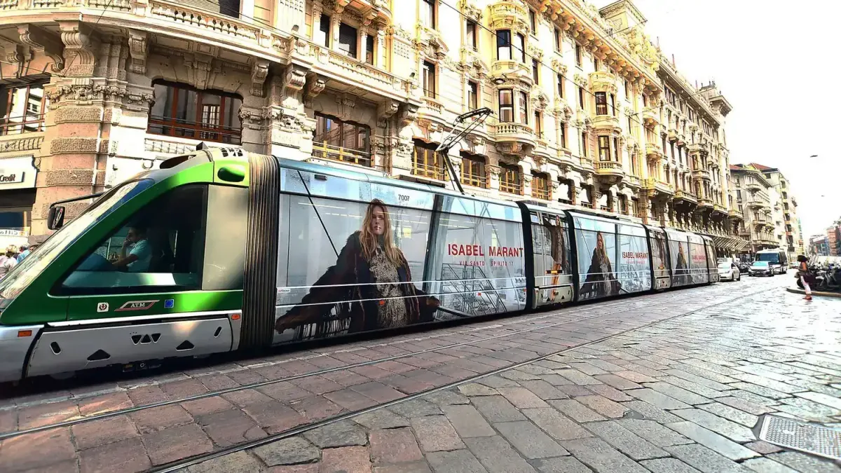 Isabel Marant Full Wrap Tram Branding by Media Agency Group