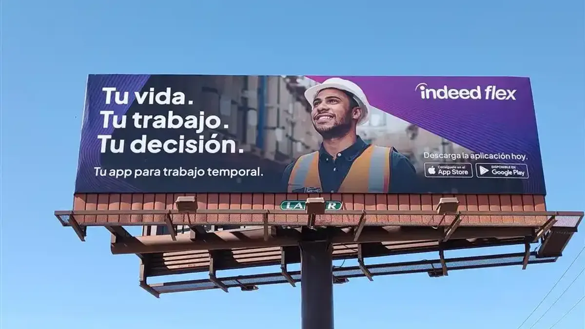 Indeed Flex Billboard Campaign by Media Agency Group