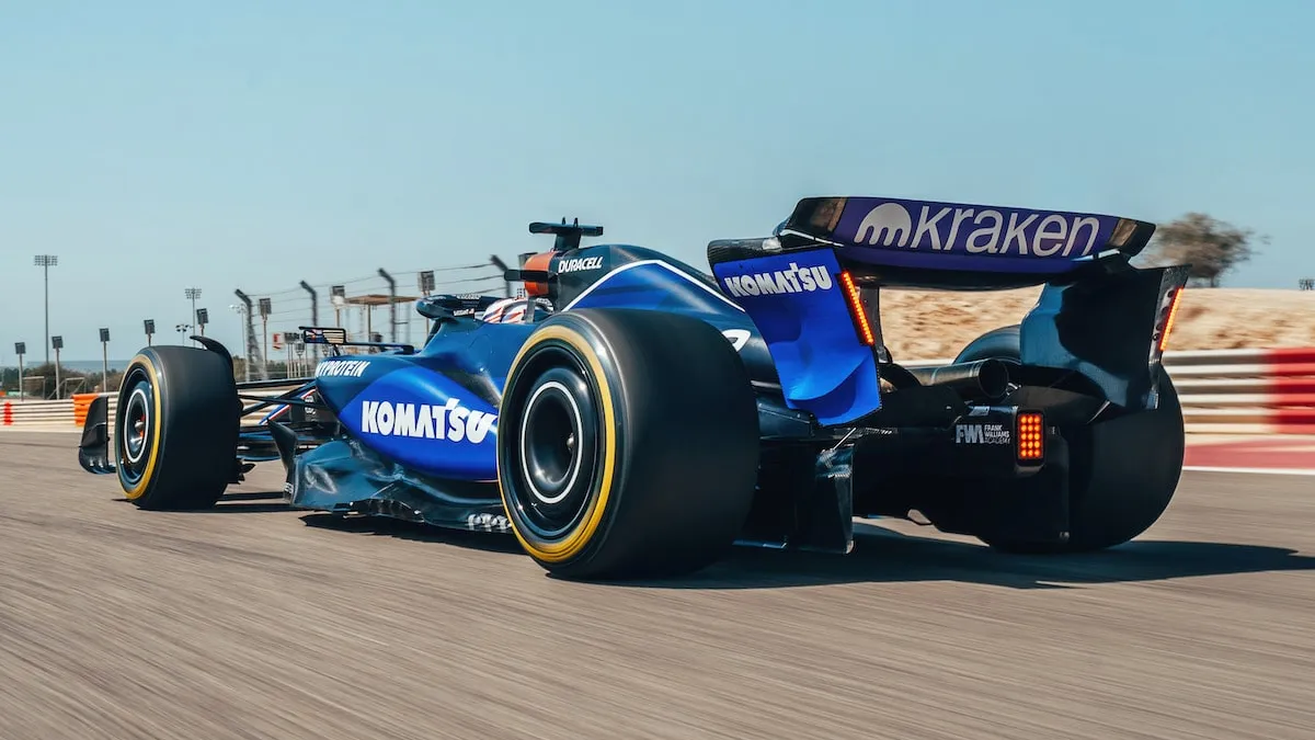 Komatsu x ATLASSIAN Williams Racing Partnership - World Sports Advertising