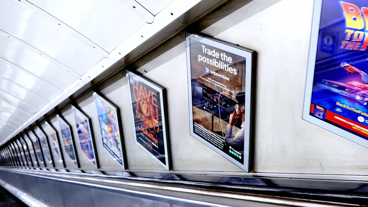 London Underground Advertising Escalator Panels - London Tube Ads