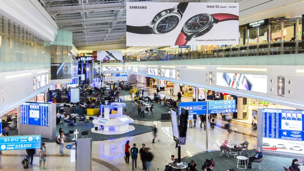 Samsung Advertising Campaign on Gulf Airports