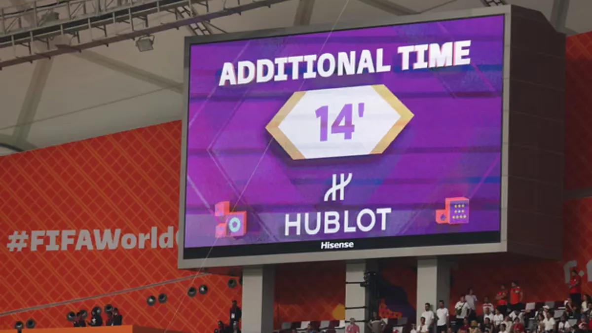 Strategic Time Screen Advertisement - Hublot x FIFA World Cup