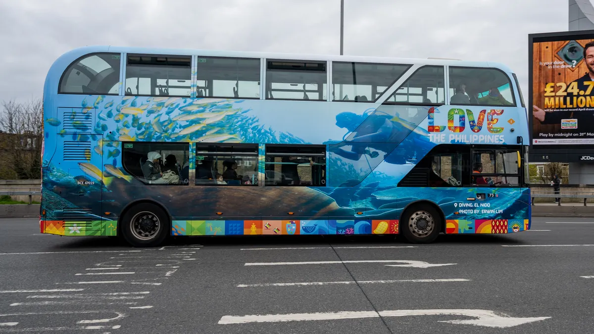 Love Philippines Campaign - London Bus Full Wraps - London Bus Advertising