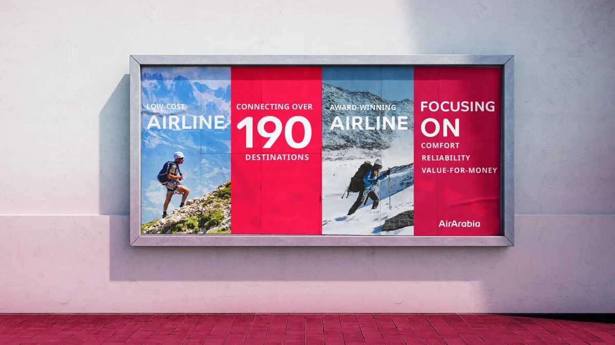 AirArabia Advert - Gulf Airport Advertising