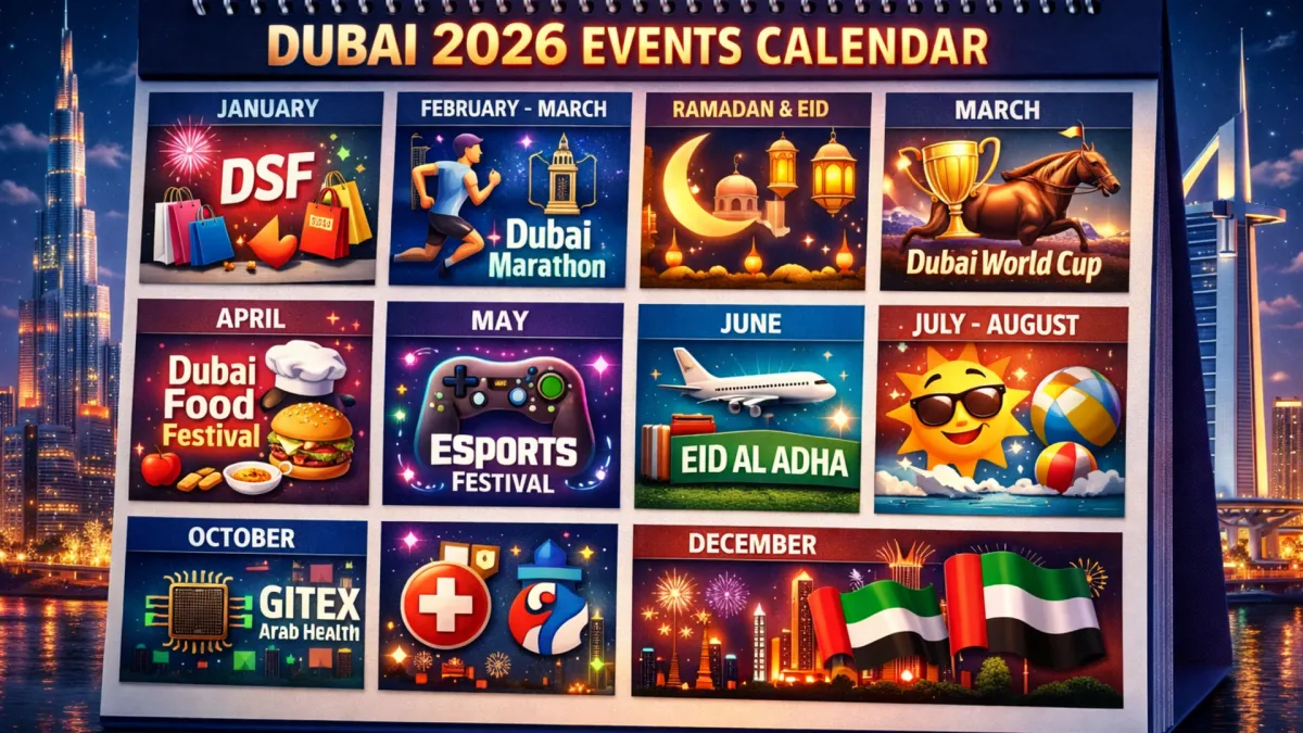 Dubai 2026 Events Guide - OOH Ae