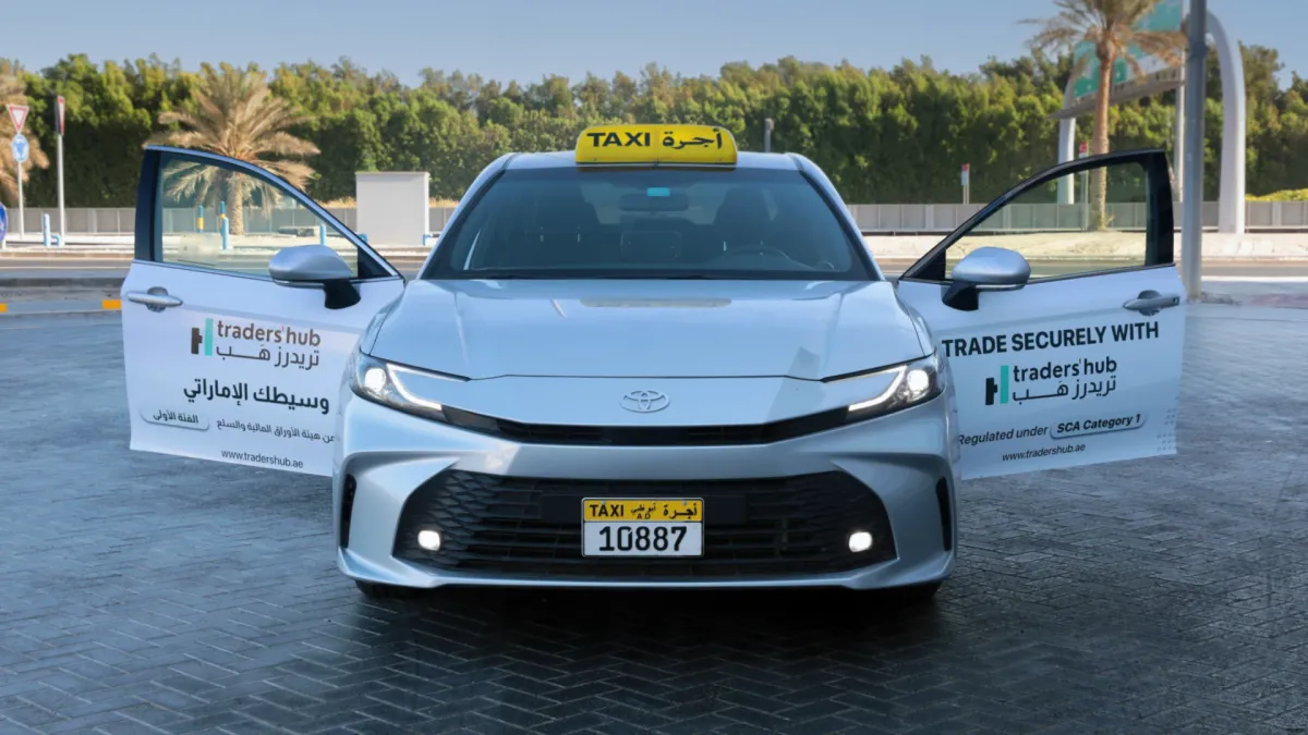 Traders Hub Taxi Campaign Abu Dhabi - Dubai Taxi Advertising
