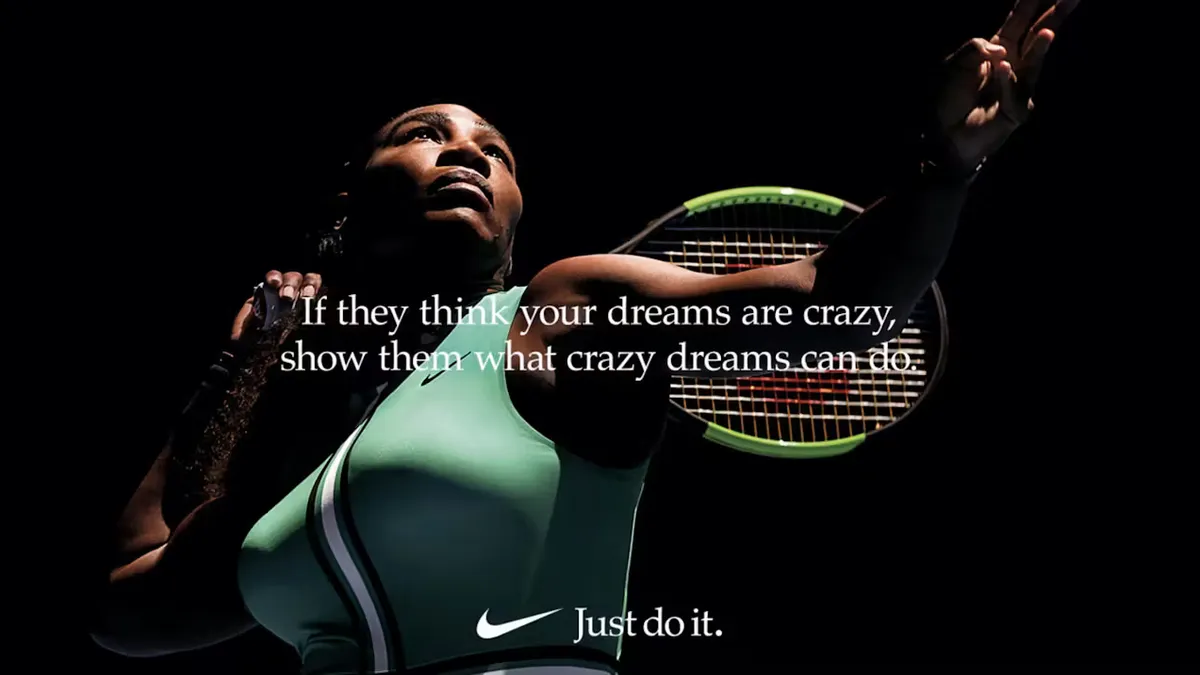 NIKE Dream Crazy Campaign Serena Williams - World Sports Advertising