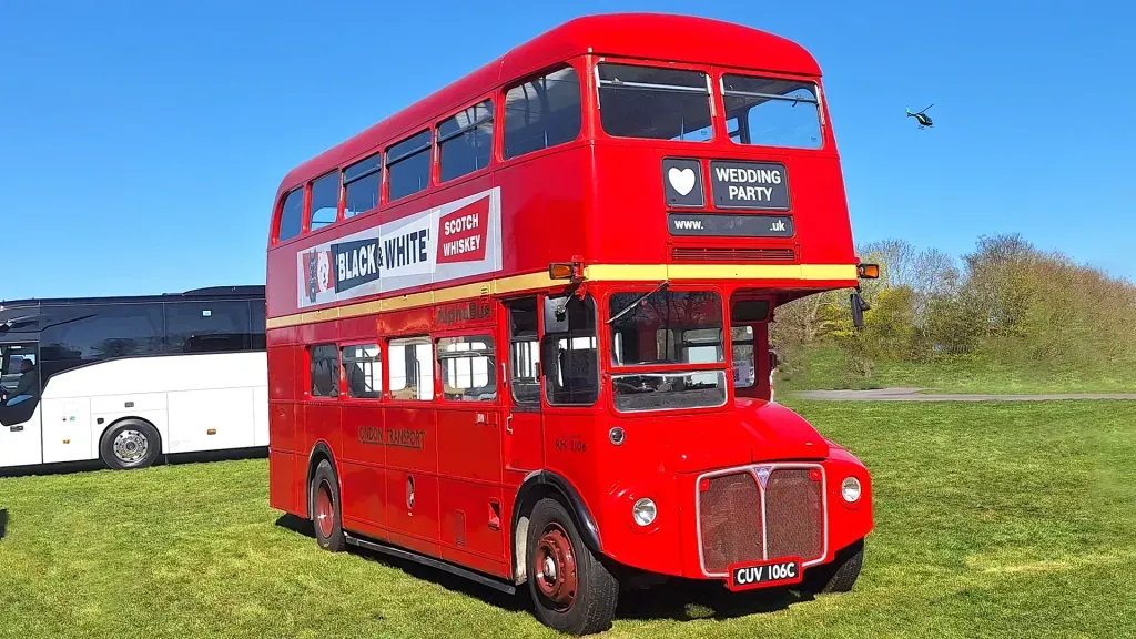 Advertising on Routemaster in London