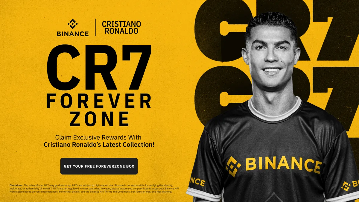Cristiano Ronaldo Brand Ambassador Sponsorship for Binance - World Sports Advertising