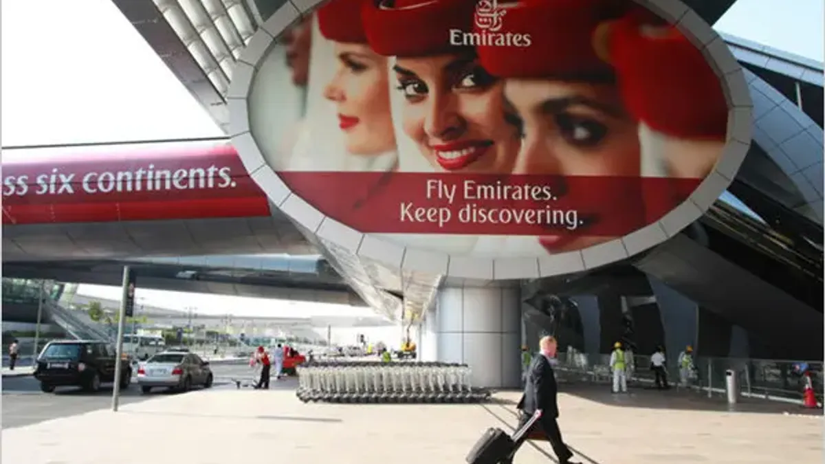 Emirates Airline Soars Above Competition - Airport Campaign - Dubai Advertising