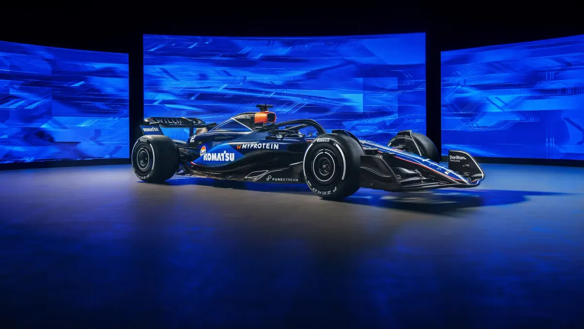 Komatsu x ATLASSIAN Williams Racing Partnership - World Sports Advertising