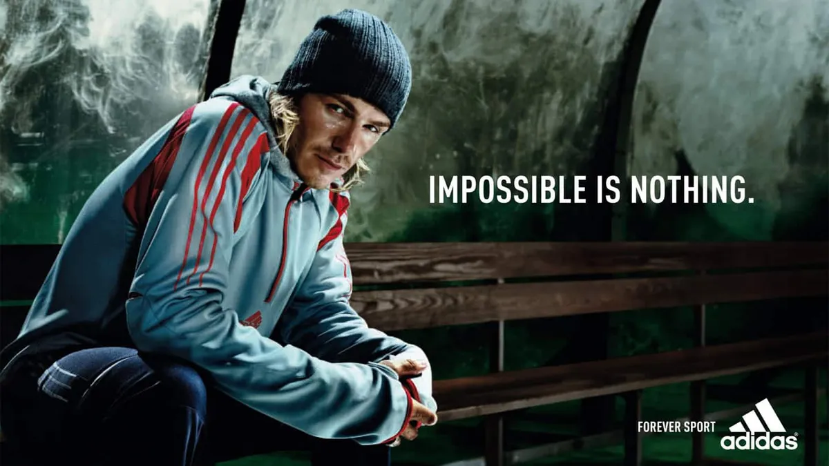 David Beckham in Adidas Impossible is Nothing Campaign - World Sports Advertising
