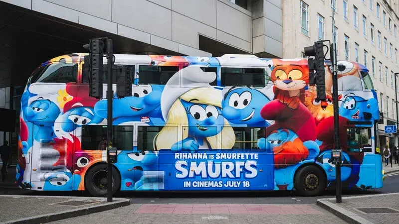 Smurfs London Bus Campaign
